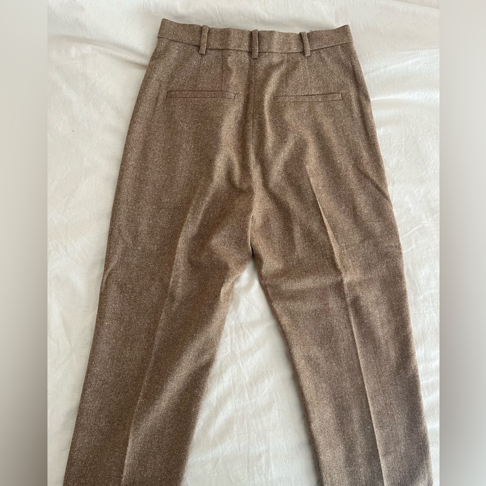 NWOT High waist tweed pants Size 36/4 - Picture 7 of 8